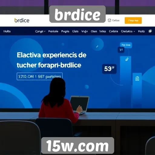 experiência de usuário no site brdice